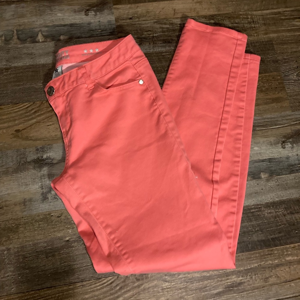 Celebrity Pink Women's Coral Skinny Jeans